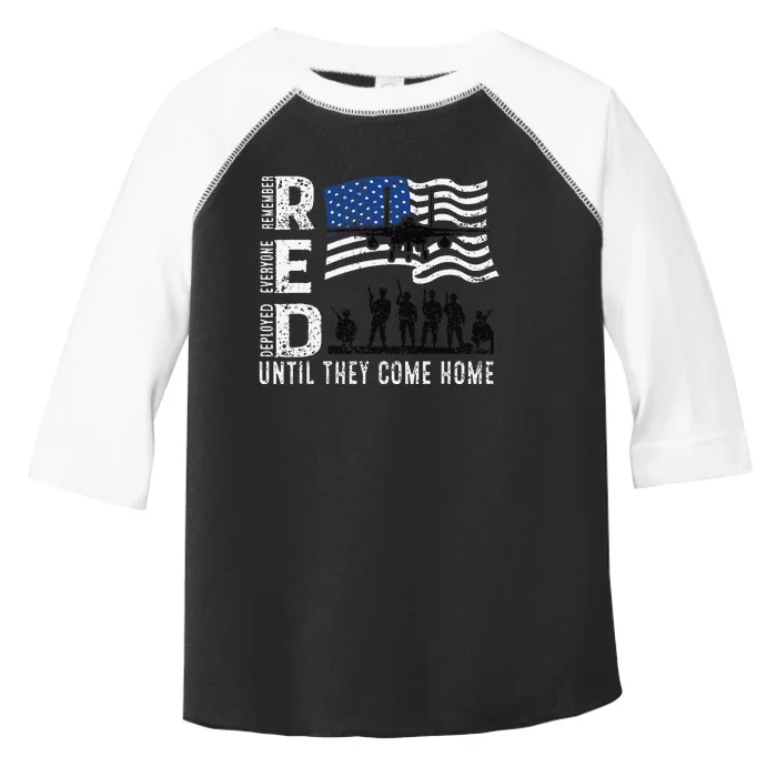 Red Friday Remember Everyone Deployed Until Come Toddler Fine Jersey T-Shirt