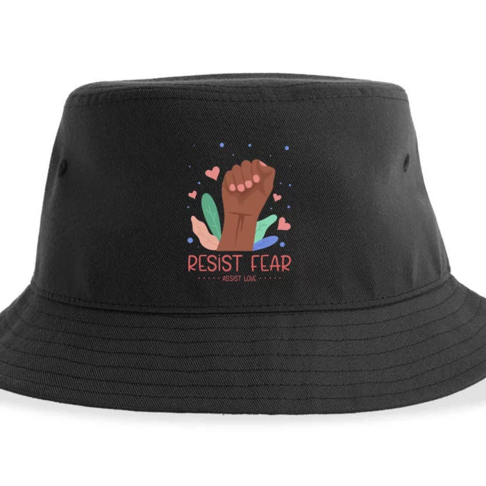 Resist Fear Sustainable Bucket Hat