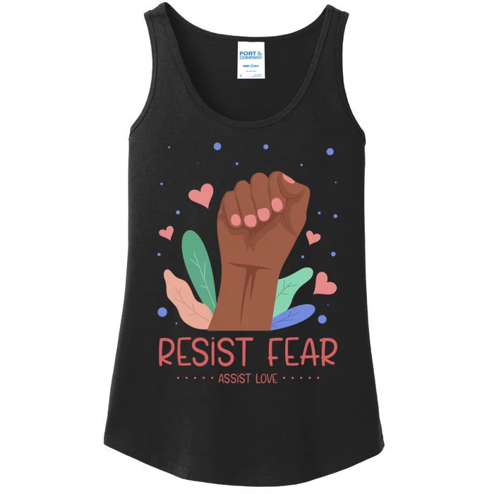 Resist Fear Ladies Essential Tank