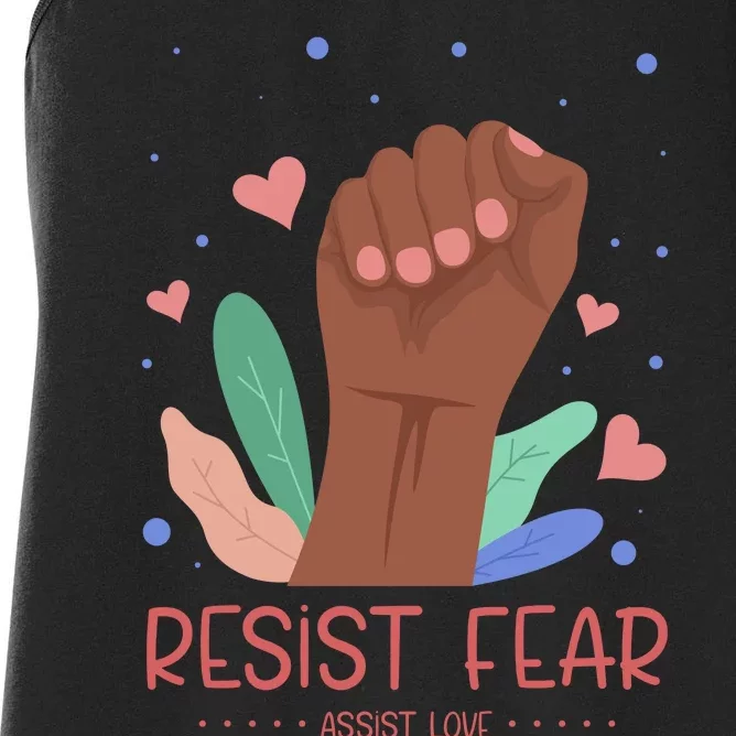 Resist Fear Women's Racerback Tank