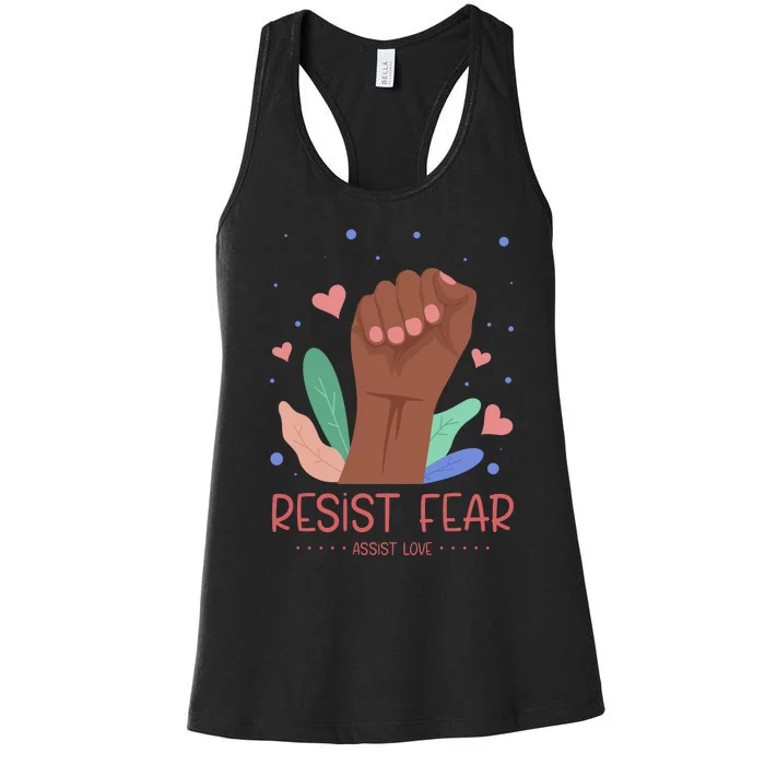 Resist Fear Women's Racerback Tank