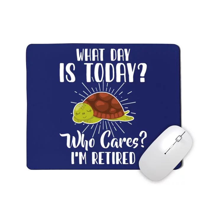 Retired Funny Retirement Gift Mousepad