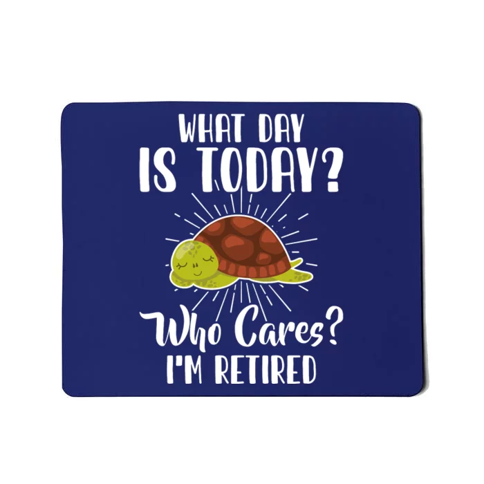 Retired Funny Retirement Gift Mousepad