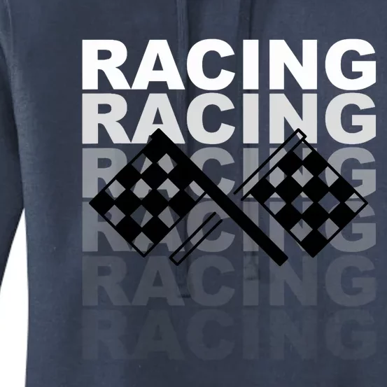 Racing For Race Car Parties Women's Pullover Hoodie