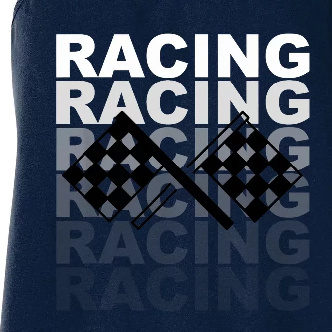 Racing For Race Car Parties Women's Racerback Tank