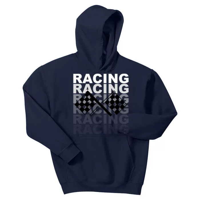 Racing For Race Car Parties Kids Hoodie