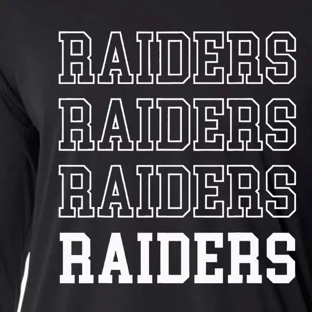 Raiders Fan Cooling Performance Long Sleeve Crew