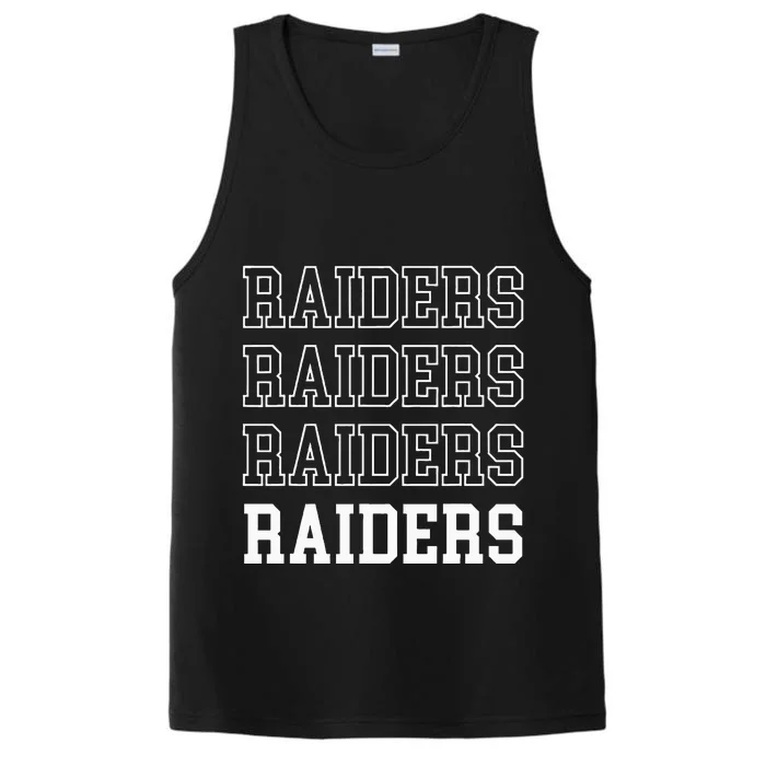 Raiders Fan Performance Tank