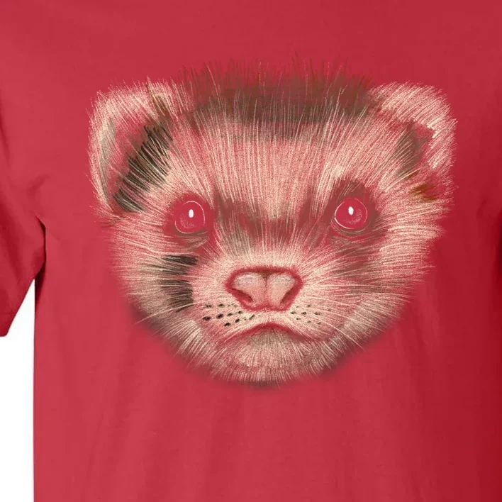 Realistic Ferret Tall T-Shirt