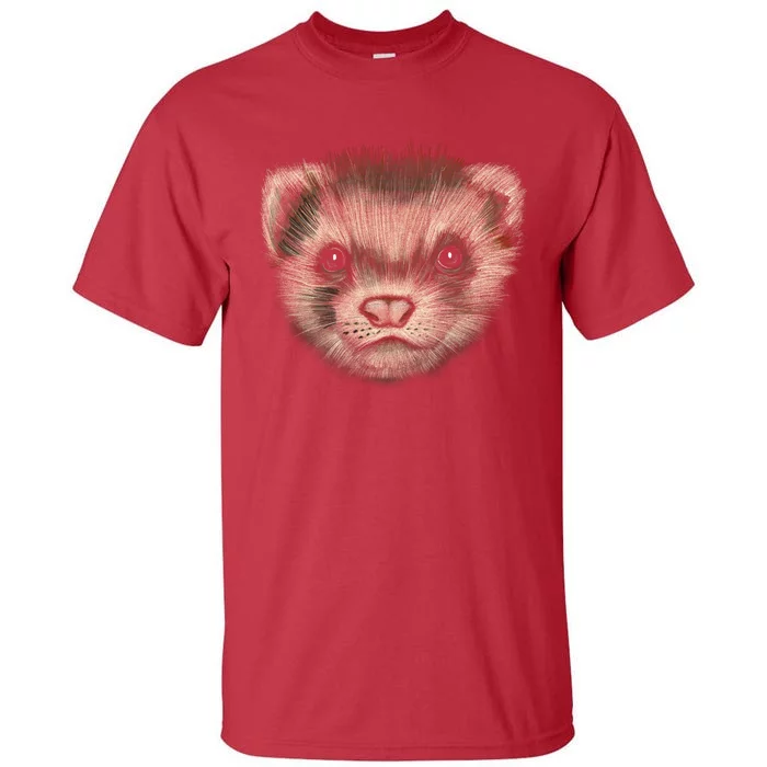 Realistic Ferret Tall T-Shirt