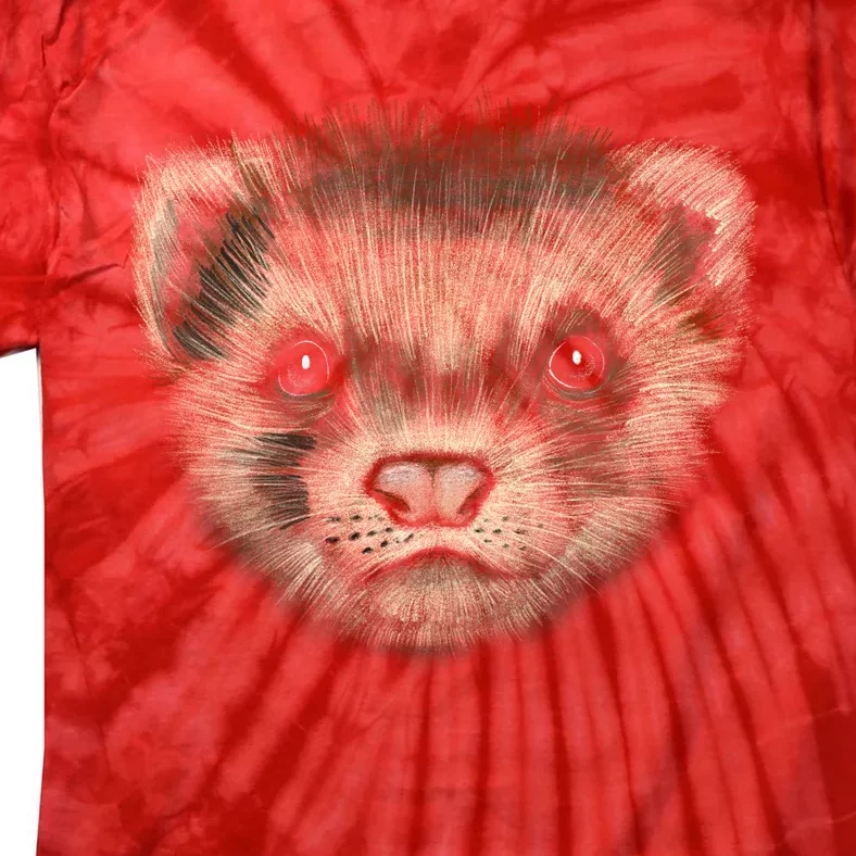 Realistic Ferret Tie-Dye T-Shirt