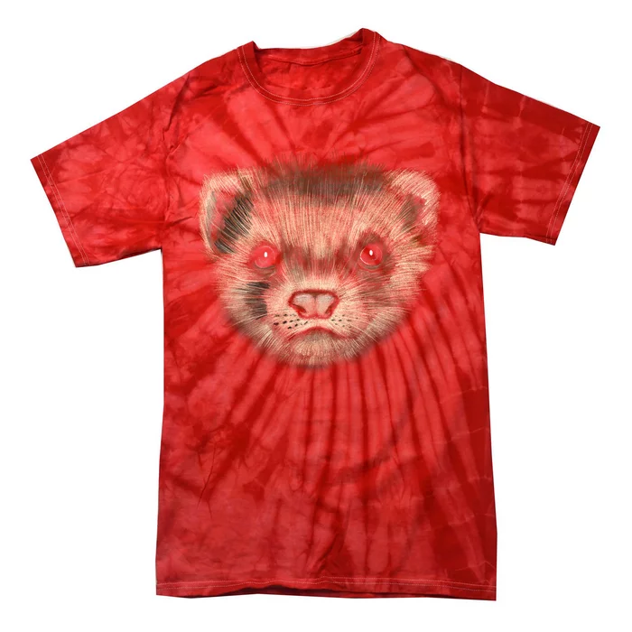 Realistic Ferret Tie-Dye T-Shirt