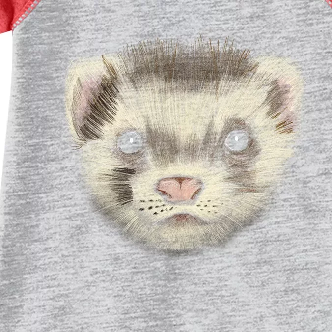 Realistic Ferret Infant Baby Jersey Bodysuit