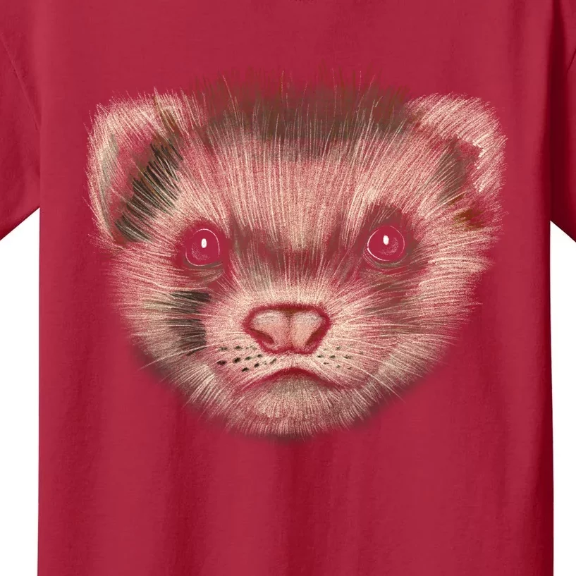 Realistic Ferret Kids T-Shirt