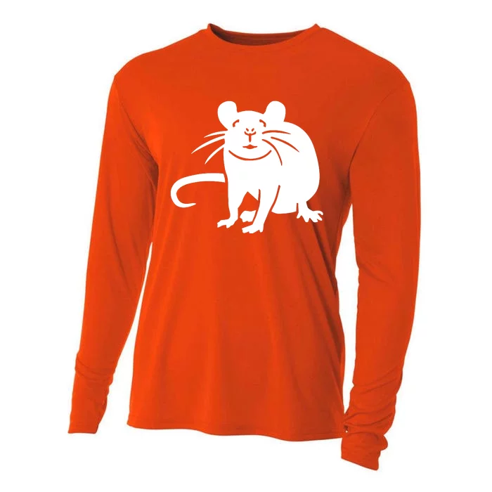 Rat Funny Cooling Performance Long Sleeve Crew