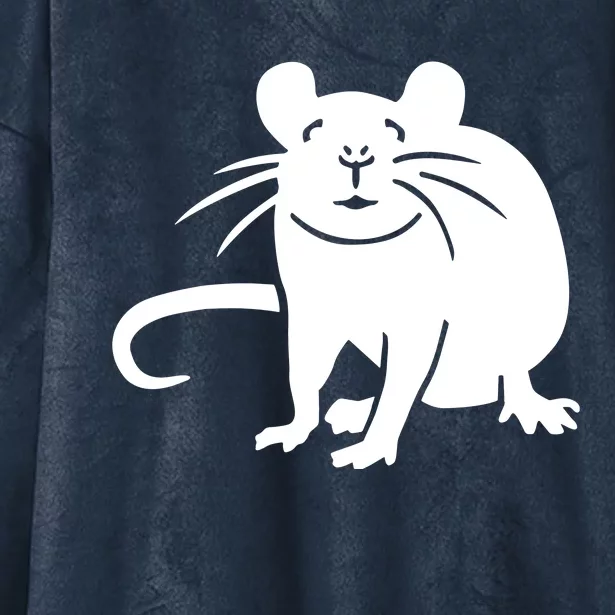 Rat Funny Hooded Wearable Blanket