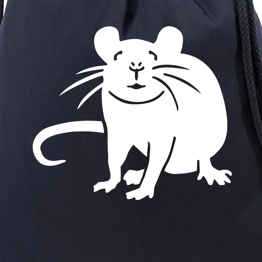 Rat Funny Drawstring Bag