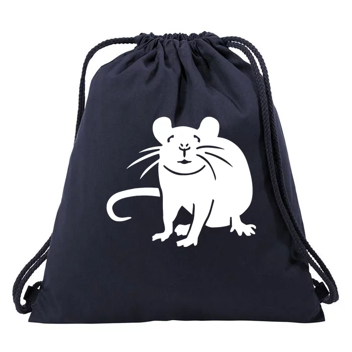 Rat Funny Drawstring Bag