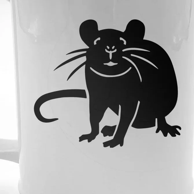 Rat Funny Front & Back Beer Stein