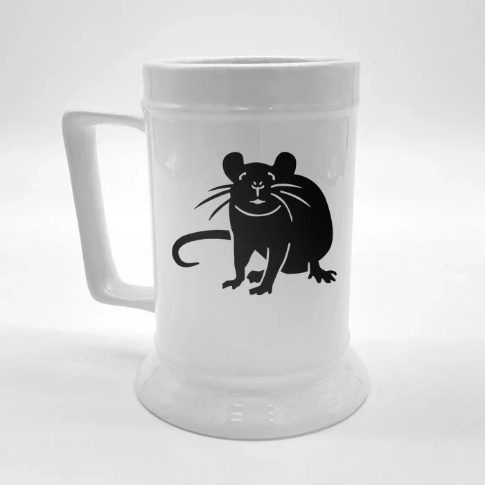 Rat Funny Front & Back Beer Stein