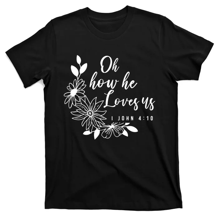 Religious Floral Religious Christian T-Shirt