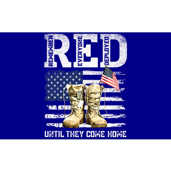 RED Friday Remember Everyone deployed every friday veterans Bumper Sticker