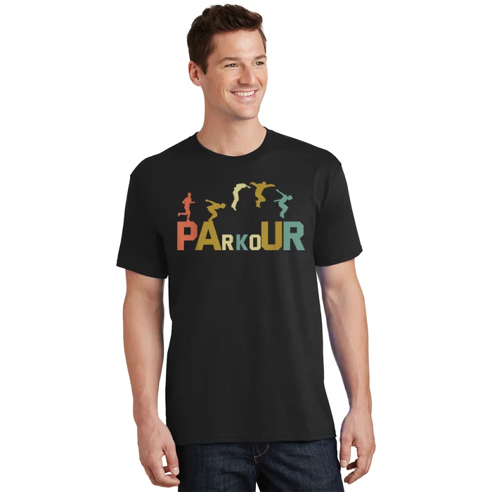 Retro Free Running Parkour T-Shirt