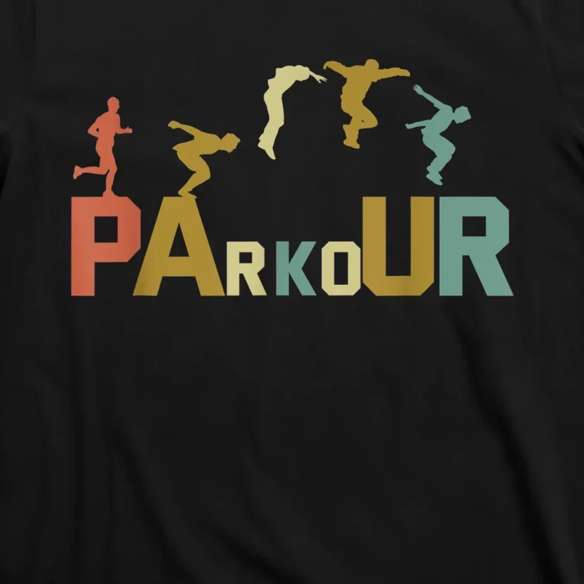 Retro Free Running Parkour T-Shirt