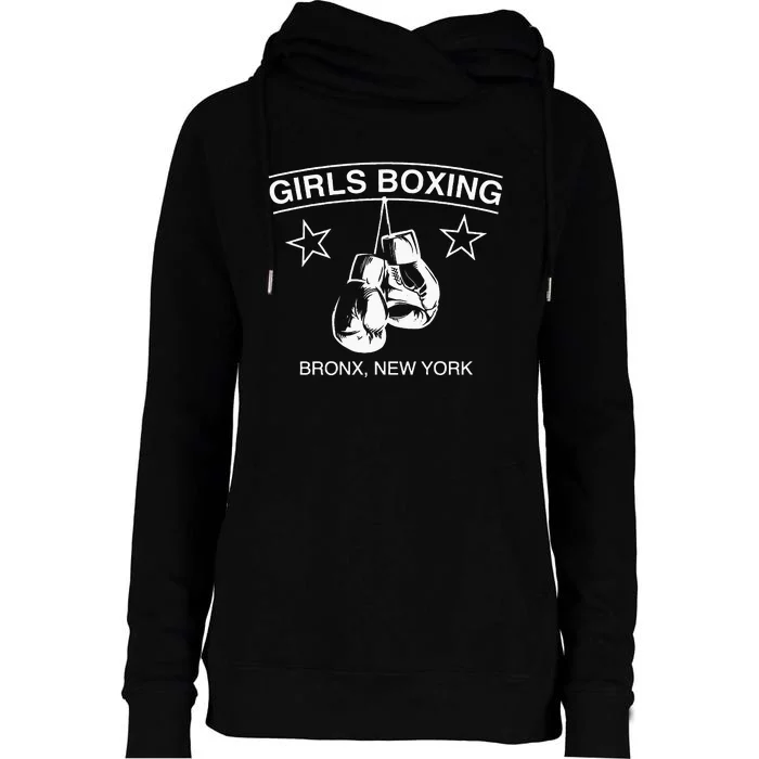 Rachel Famous Rachel Boxing Bronx NY Womens Funnel Neck Pullover Hood