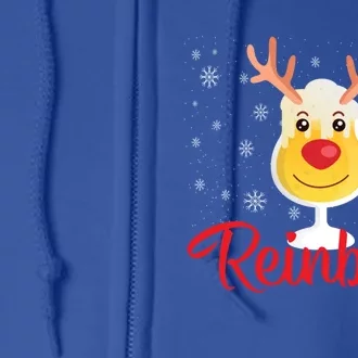 Reinbeer Funny Reindeer Beer Christmas Ing Party Xmas Cute Gift Full Zip Hoodie