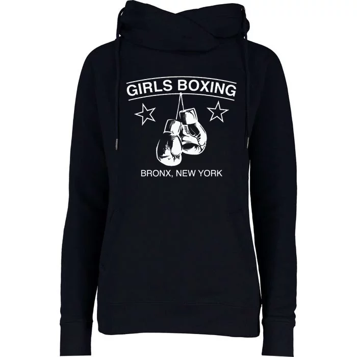 Rachel Famous Rachel Boxing Bronx NY Womens Funnel Neck Pullover Hood