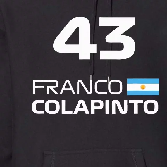 Races Formula Racing Franco Colapinto Premium Hoodie