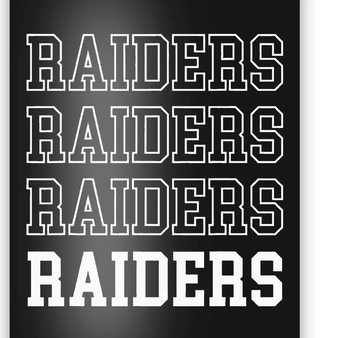 Raiders Fan Poster