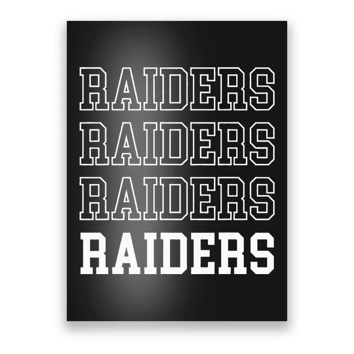 Raiders Fan Poster