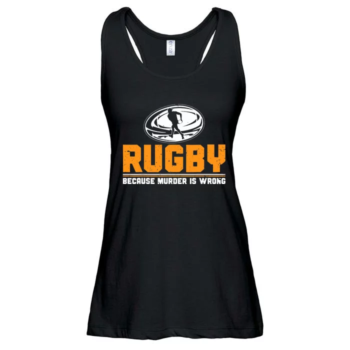 Rugbys Funny Rugby Sports Rugby Player Rugger League Ladies Essential Flowy Tank