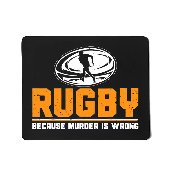 Rugbys Funny Rugby Sports Rugby Player Rugger League Mousepad