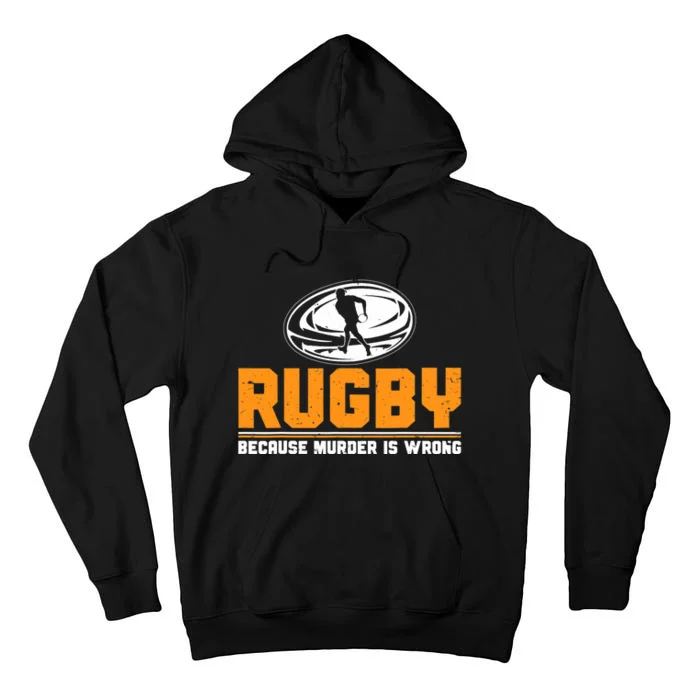 Rugbys Funny Rugby Sports Rugby Player Rugger League Tall Hoodie