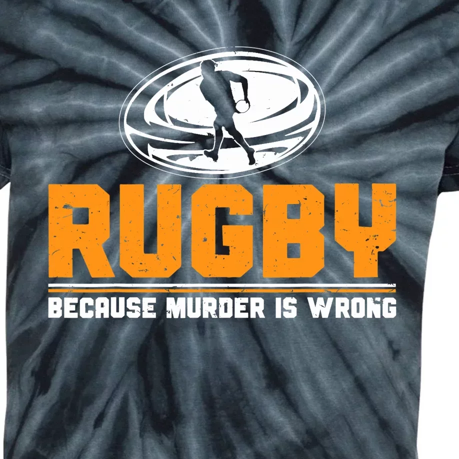 Rugbys Funny Rugby Sports Rugby Player Rugger League Kids Tie-Dye T-Shirt