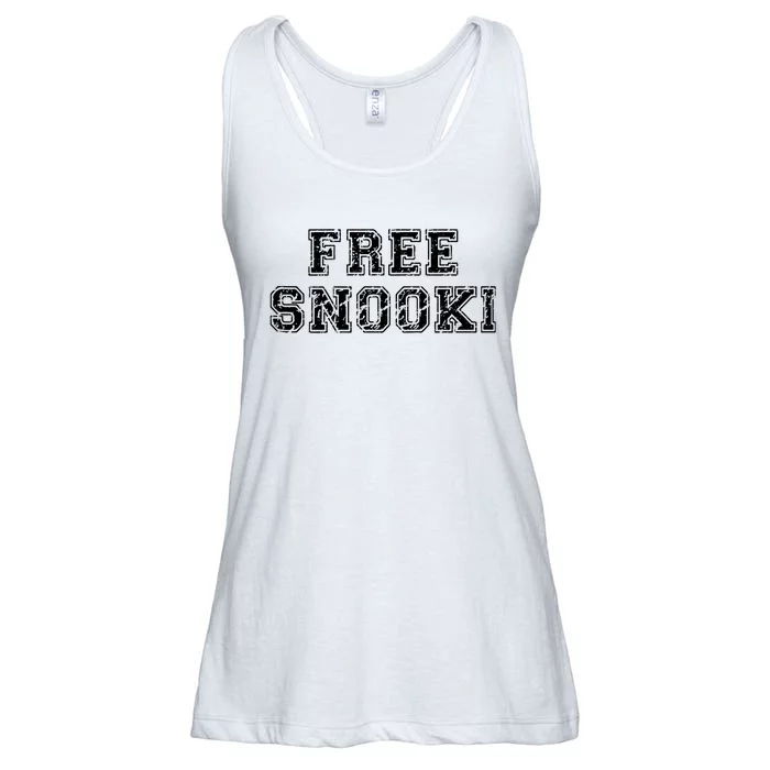 Retro Free Snooki Vintage Design Ladies Essential Flowy Tank