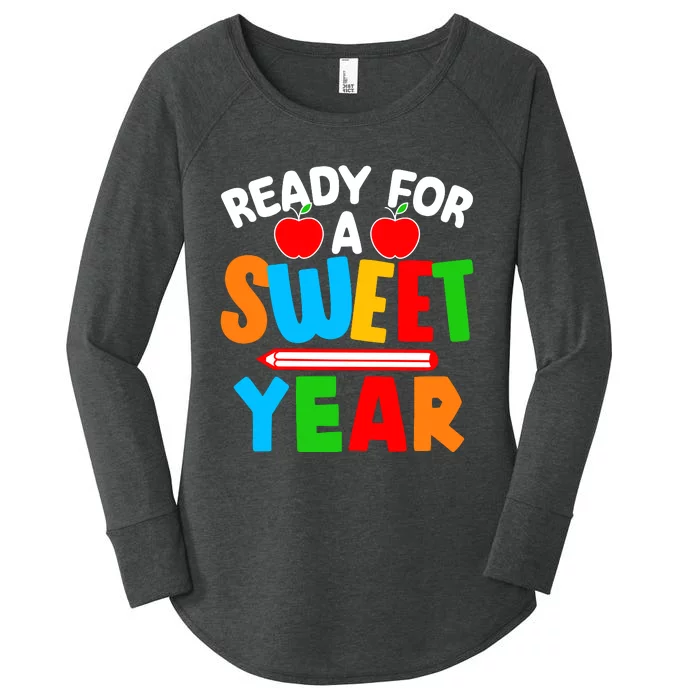 Ready For Sweet Year Back To School Teacher Women's Perfect Tri Tunic Long Sleeve Shirt