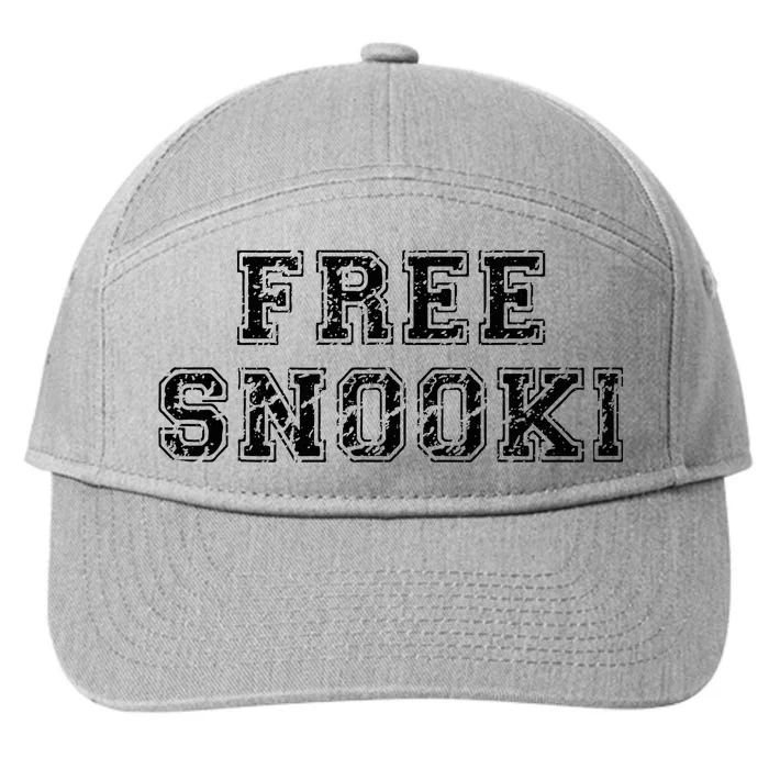 Retro Free Snooki 7-Panel Snapback Hat