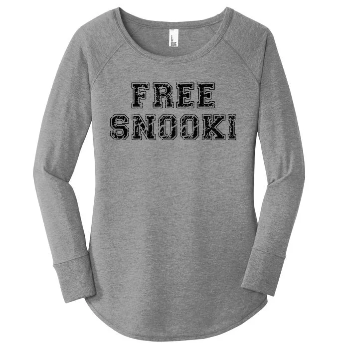 Retro Free Snooki Women's Perfect Tri Tunic Long Sleeve Shirt