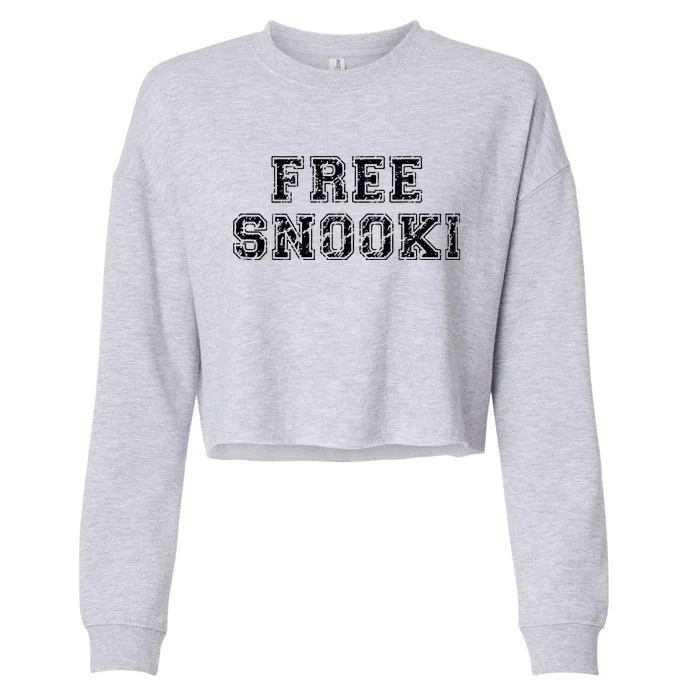 Retro Free Snooki Cropped Pullover Crew