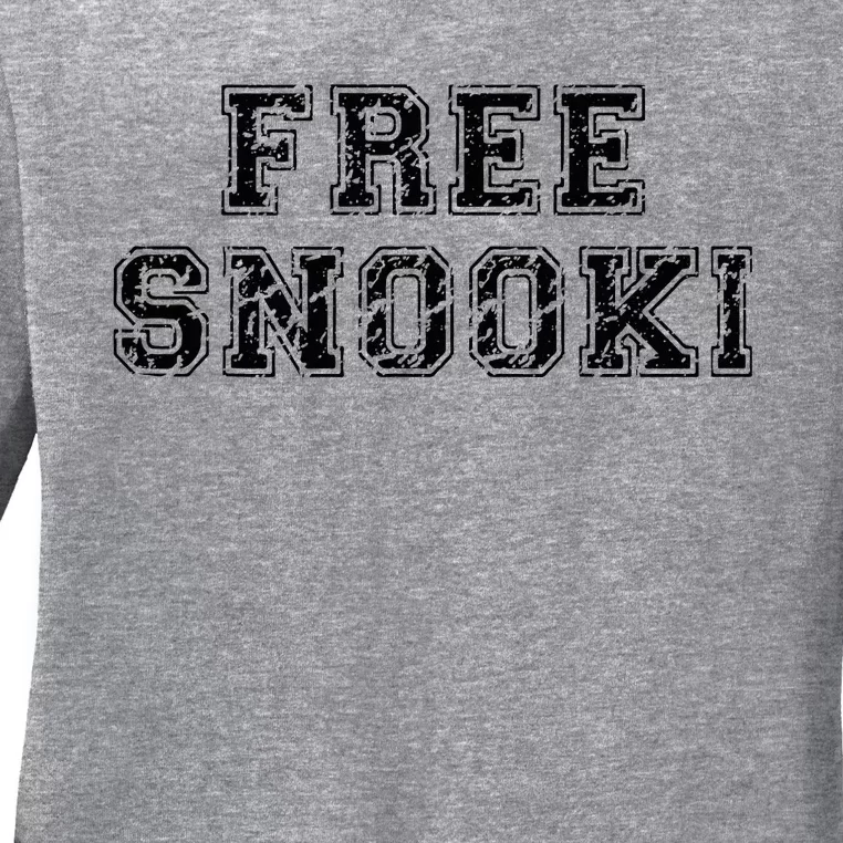 Retro Free Snooki Ladies Long Sleeve Shirt