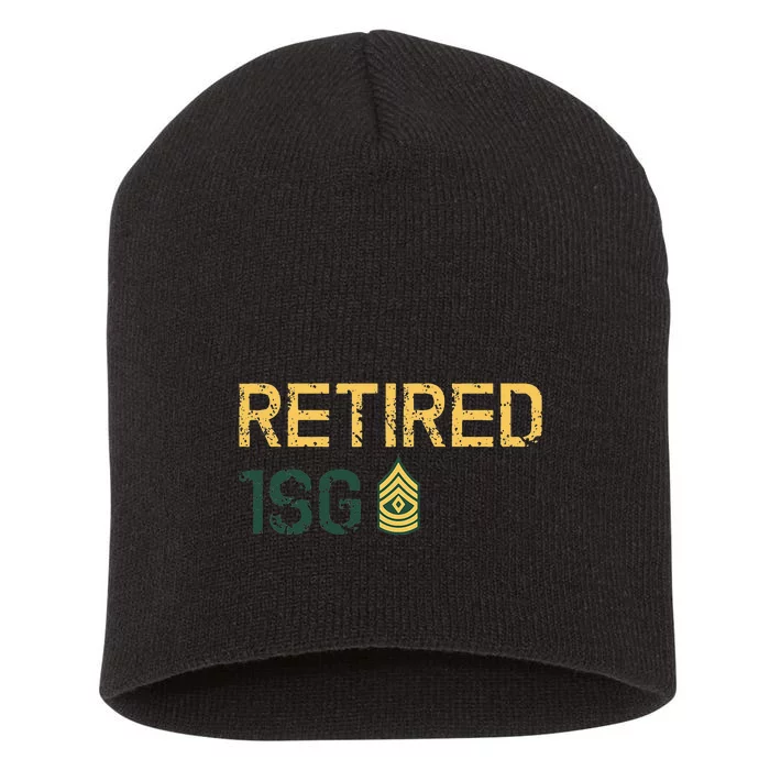 Retired First Sergeant (1SG) Short Acrylic Beanie