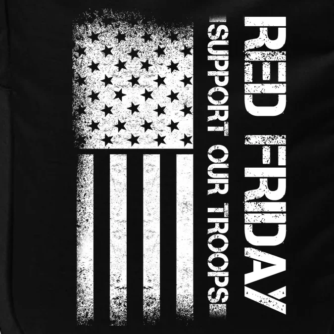 Red Friday Support Our Troops Veterans Tribute Impact Tech Backpack