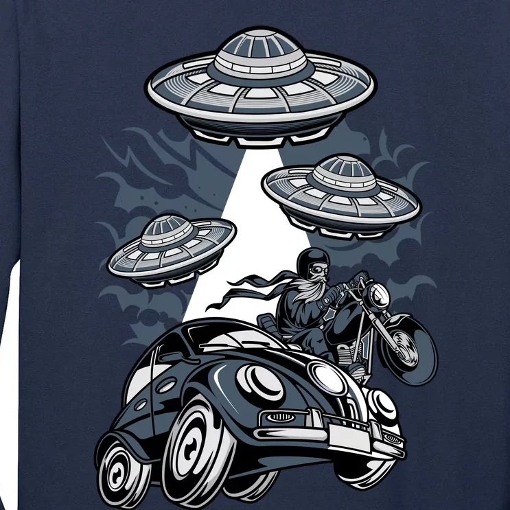 Retro Fantasy Space Tall Long Sleeve T-Shirt