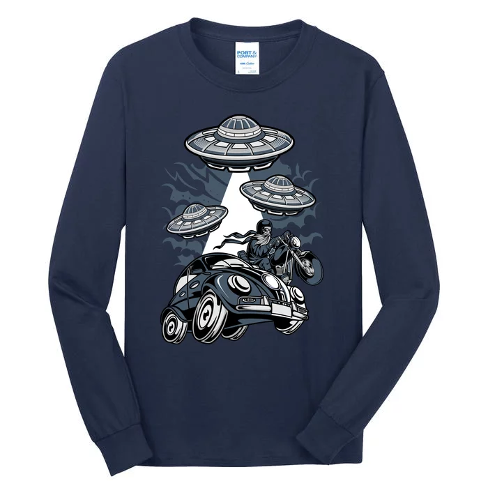 Retro Fantasy Space Tall Long Sleeve T-Shirt