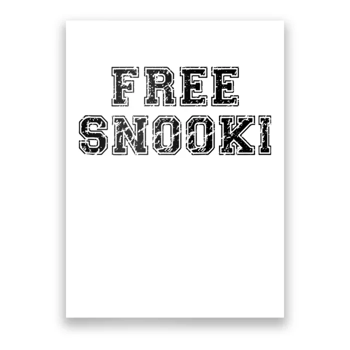 Retro Free Snooki Vintage Design Poster