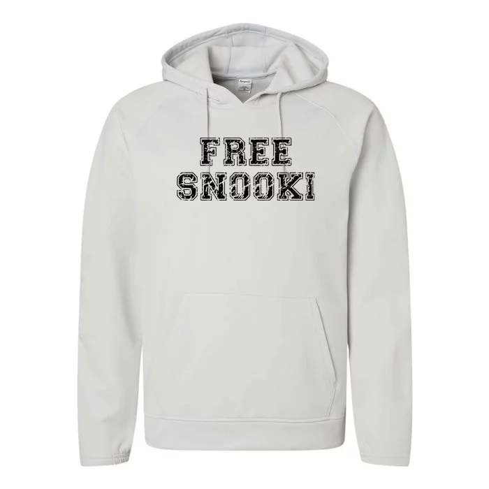 Retro Free Snooki Vintage Performance Fleece Hoodie